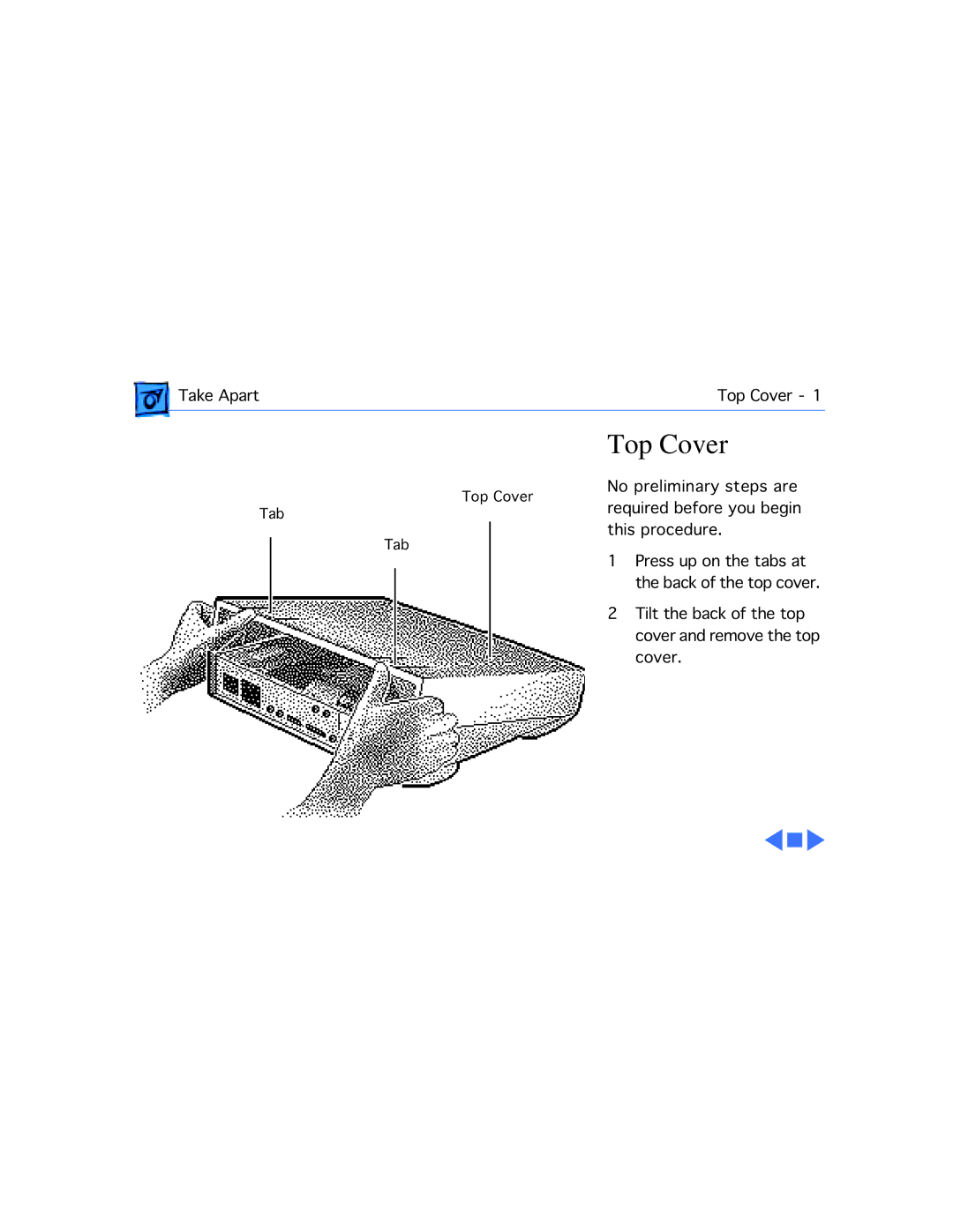 Motorola 660AV manual Top Cover 