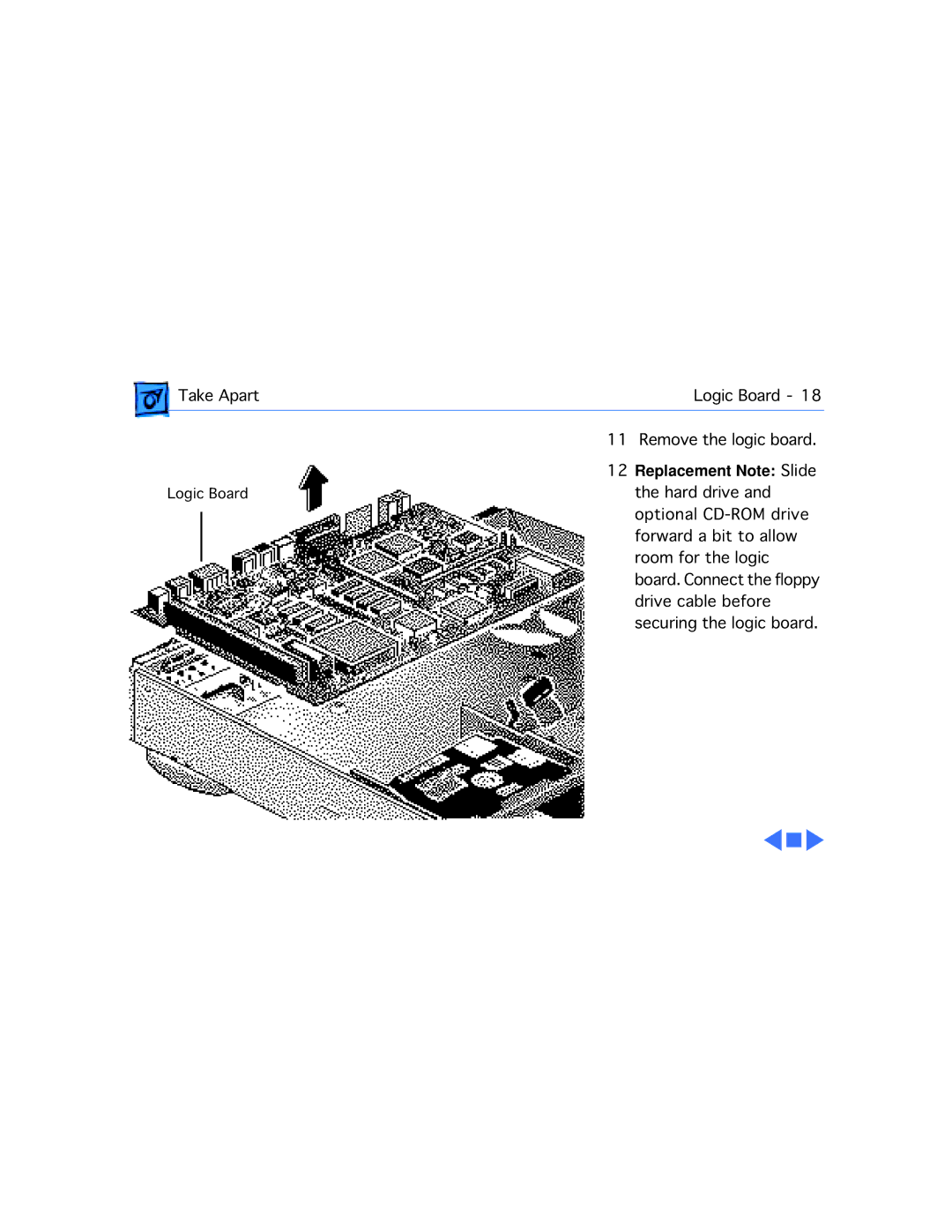 Motorola 660AV manual Replacement Note Slide 