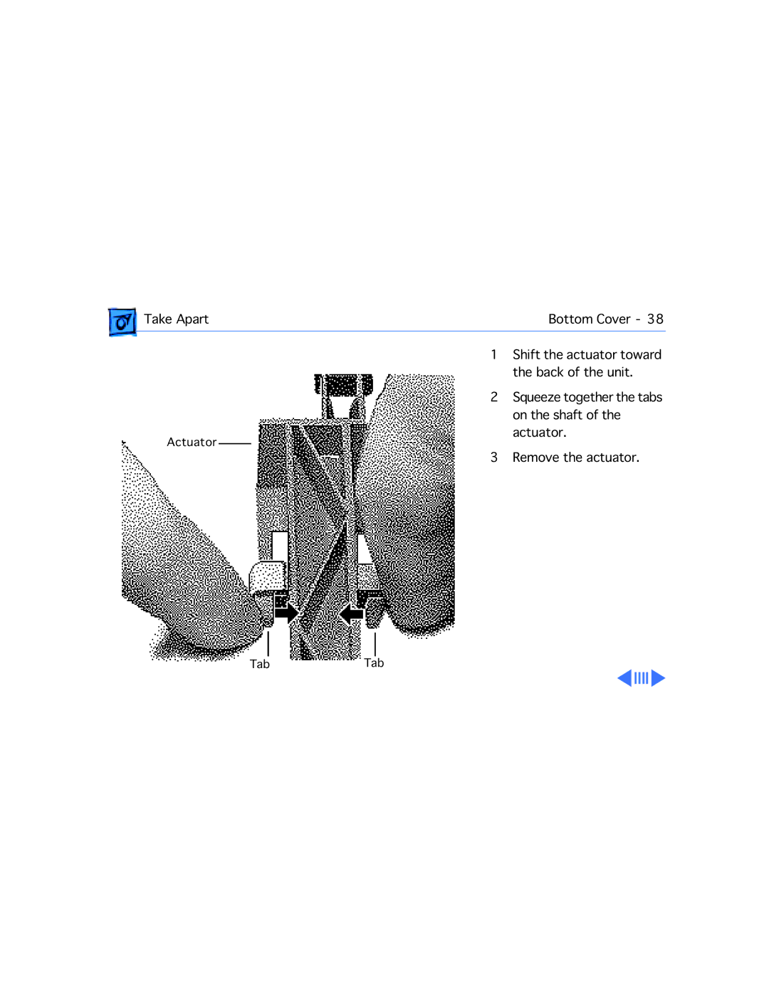 Motorola 660AV manual Actuator 