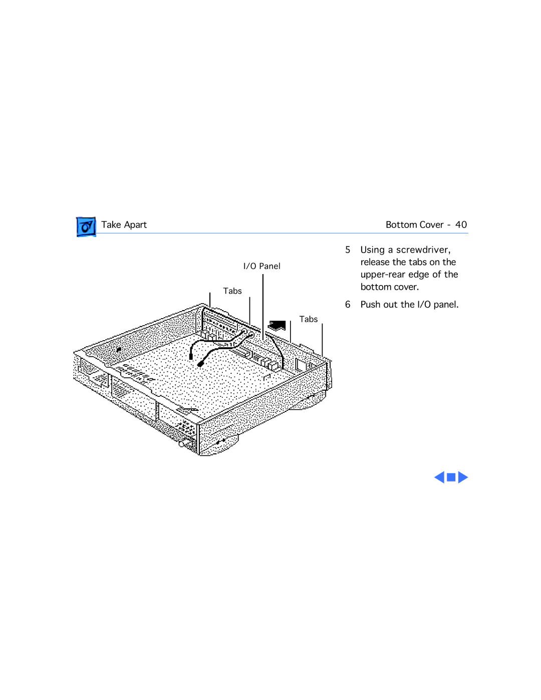 Motorola 660AV manual Take Apart Bottom Cover 