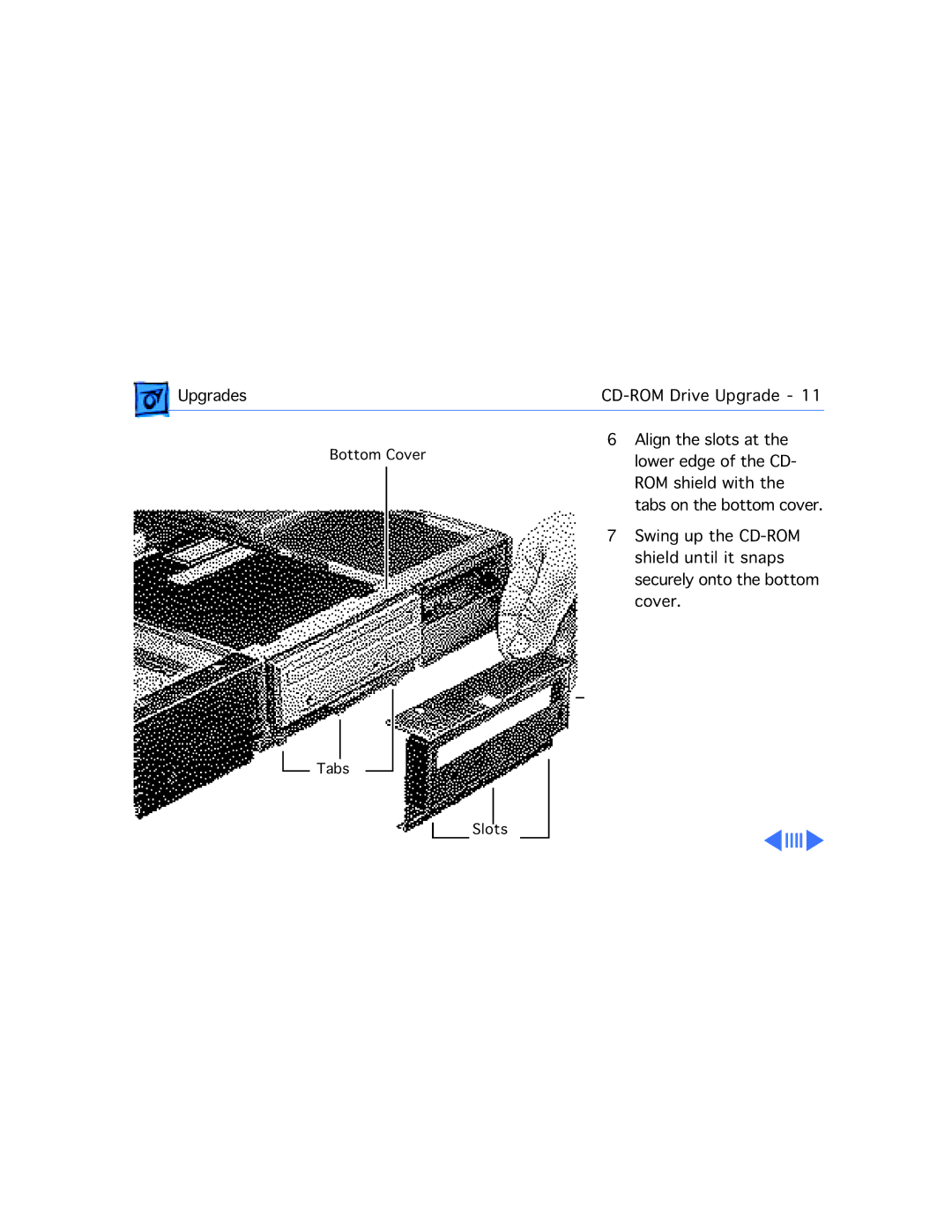 Motorola 660AV manual Align the slots at 