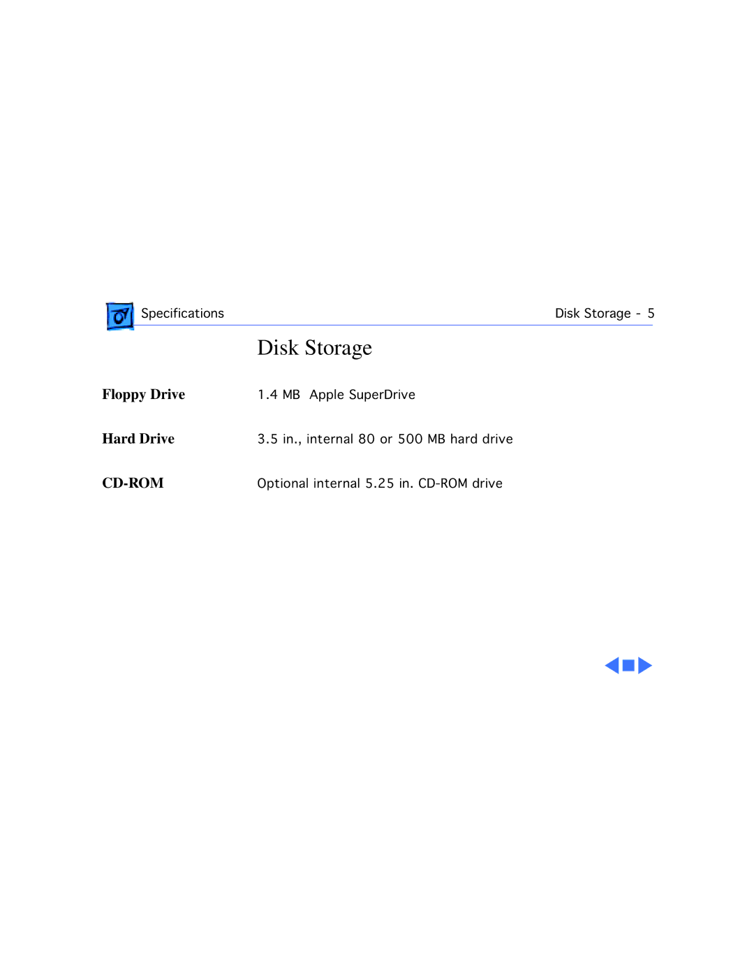 Motorola 660AV manual Disk Storage, Cd-Rom 