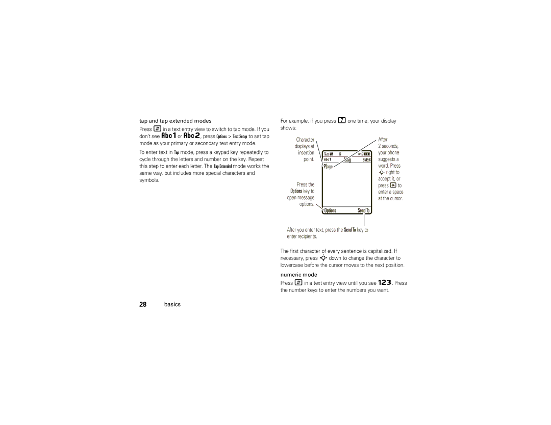 Motorola 68000202560-A manual Age, Tap and tap extended modes 