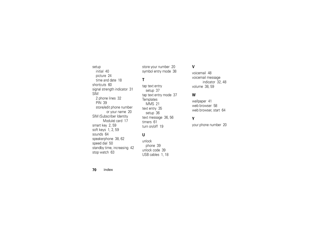 Motorola 6802925J24 manual Sim, Phone lines 32 PIN 