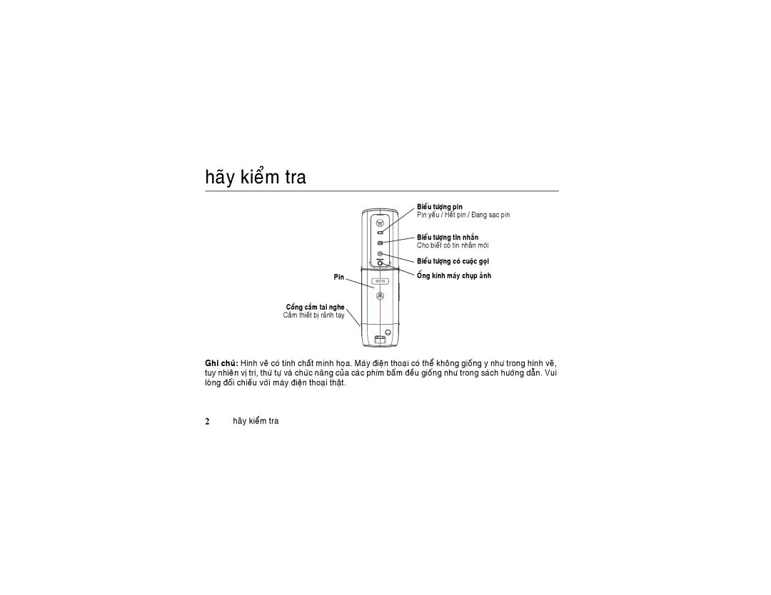 Motorola 6802925J24 manual Haõy kieåm tra 