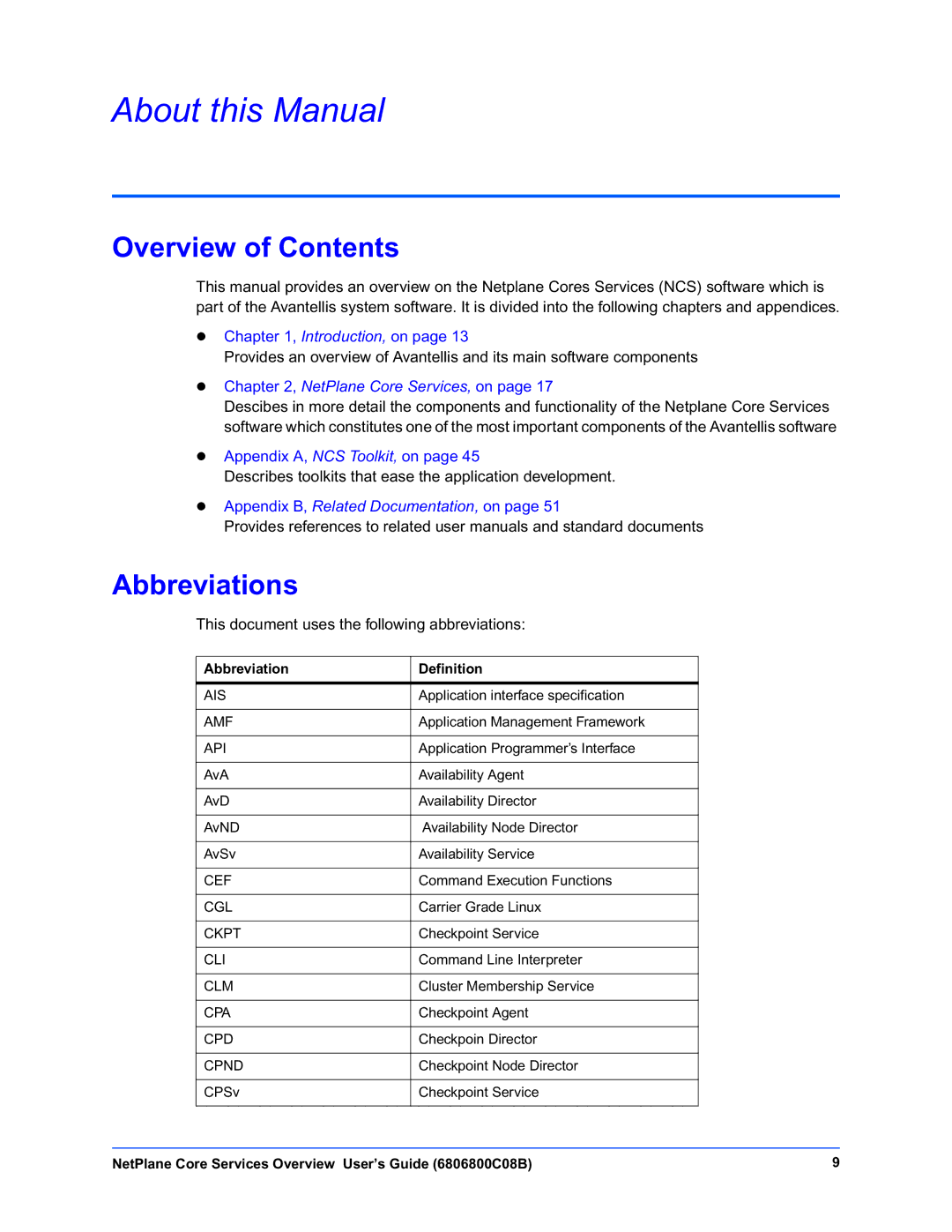 Motorola 6806800C08B manual About this Manual, Overview of Contents, Abbreviations 