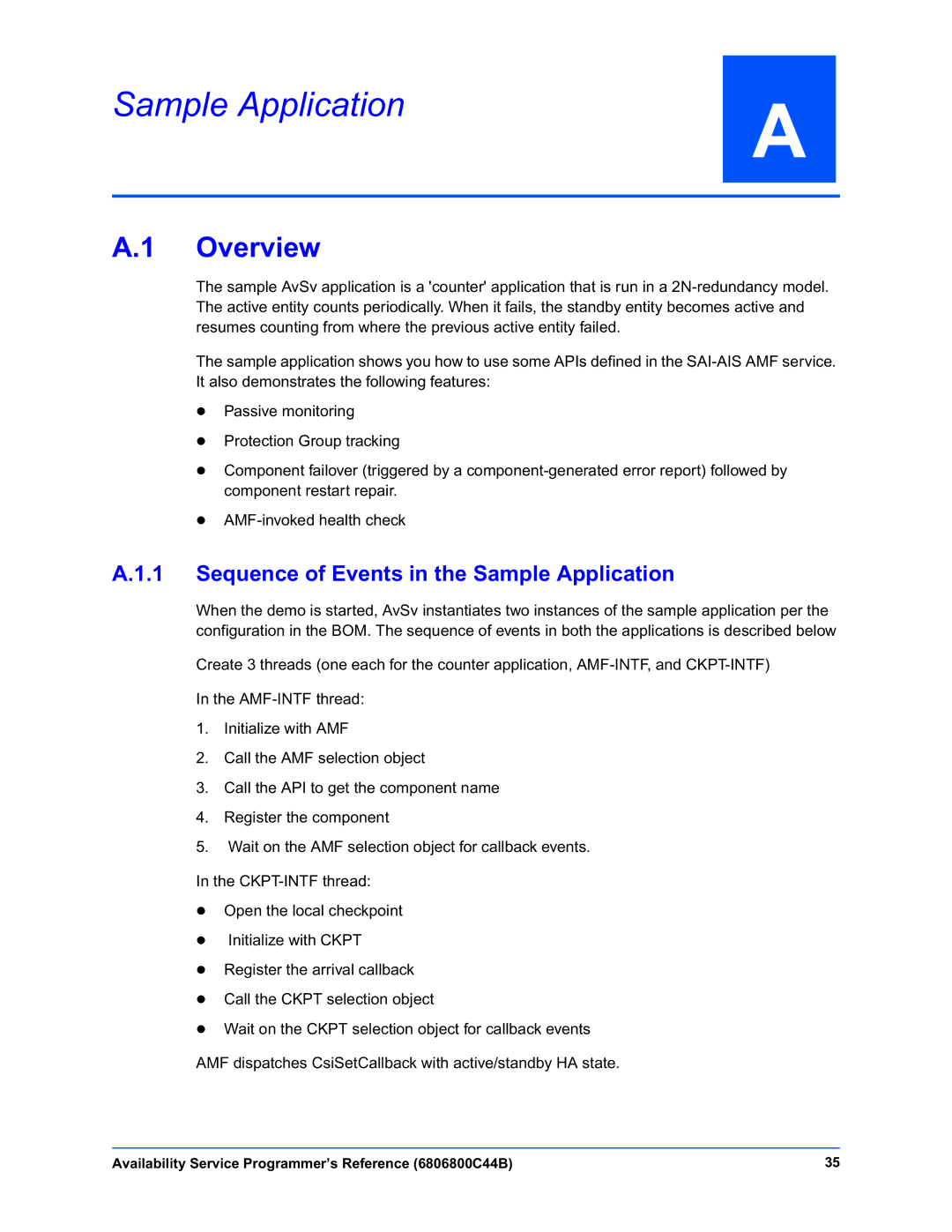 Motorola 6806800C44B manual Sequence of Events in the Sample Application 