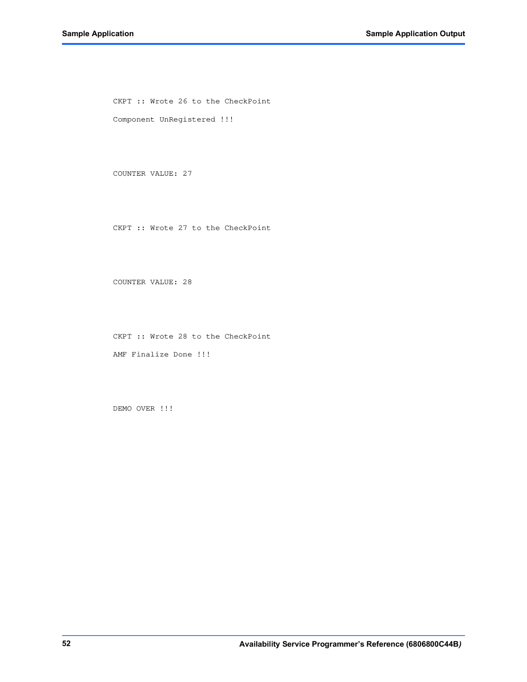 Motorola 6806800C44B manual Demo Over 