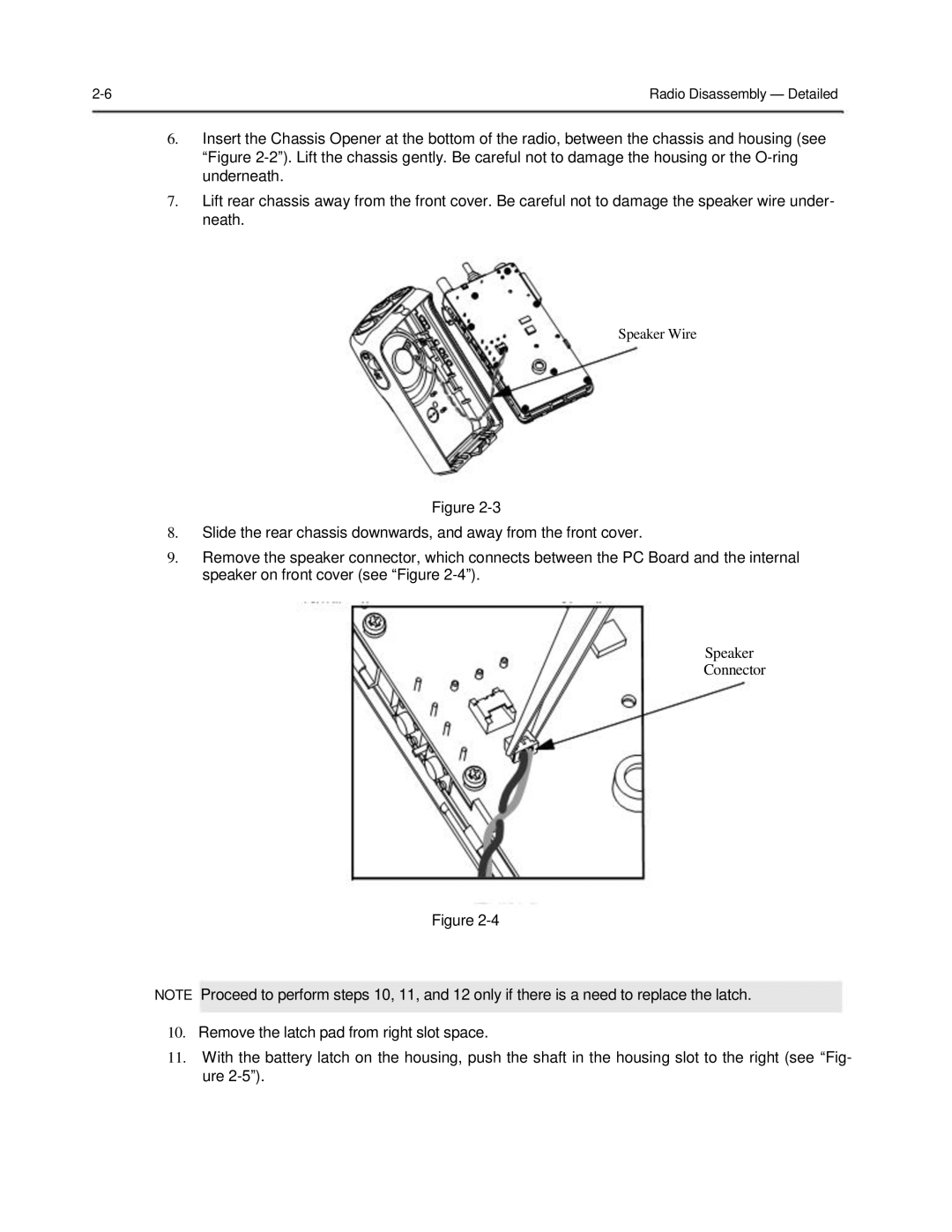 Motorola 6816101H01-A service manual Speaker Wire 