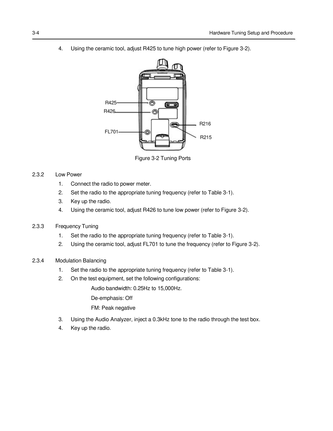 Motorola 6816101H01-A service manual R425 R426 R216 FL701 R215 