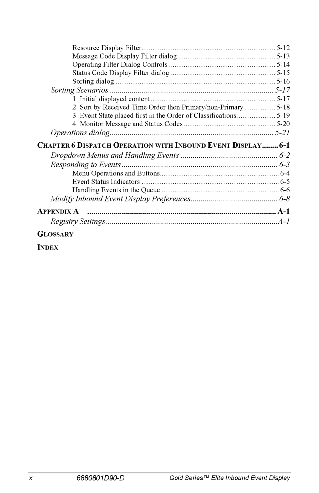 Motorola 6880801D90-D manual Operations dialog 