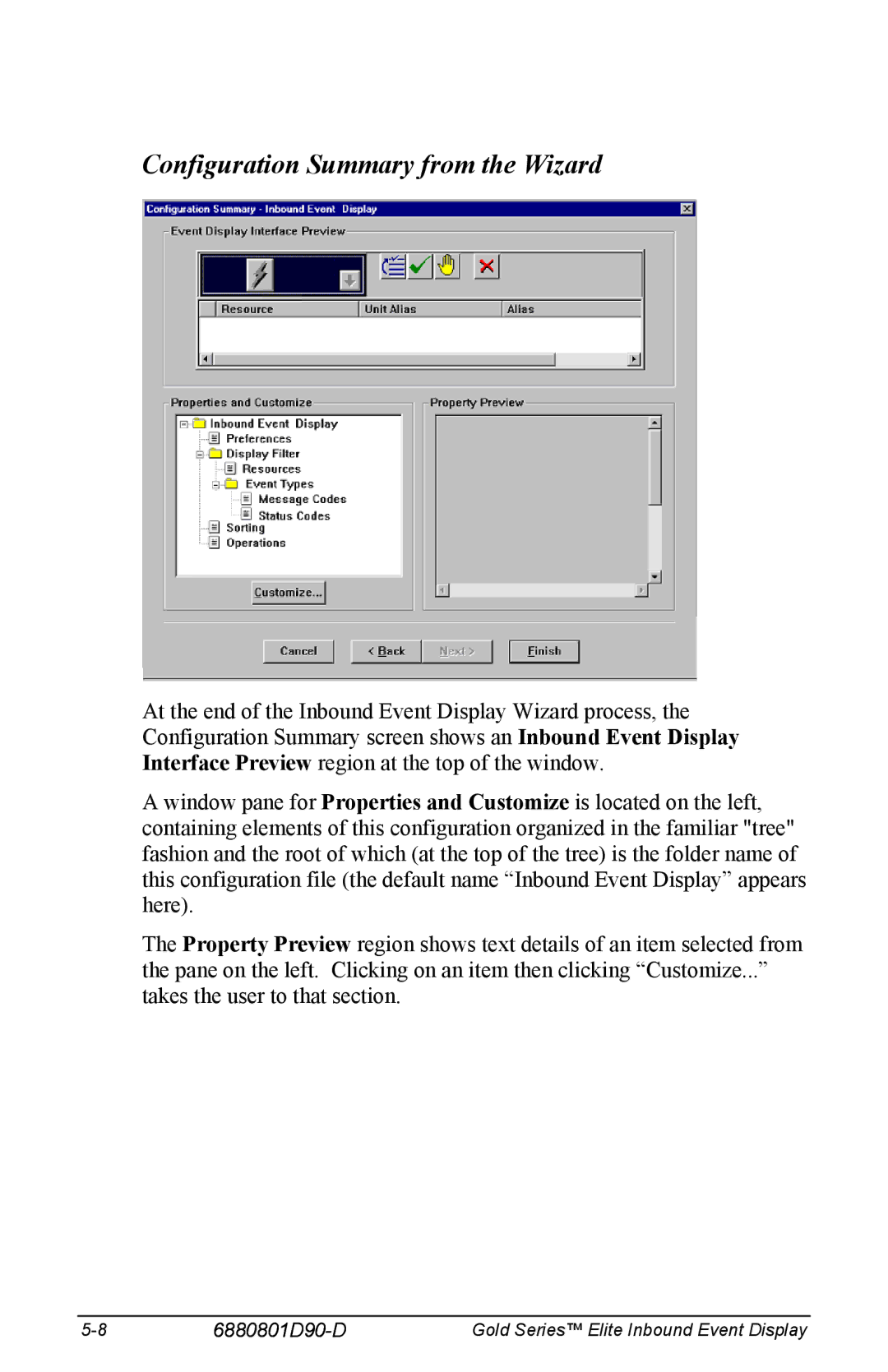 Motorola 6880801D90-D manual Configuration Summary from the Wizard 