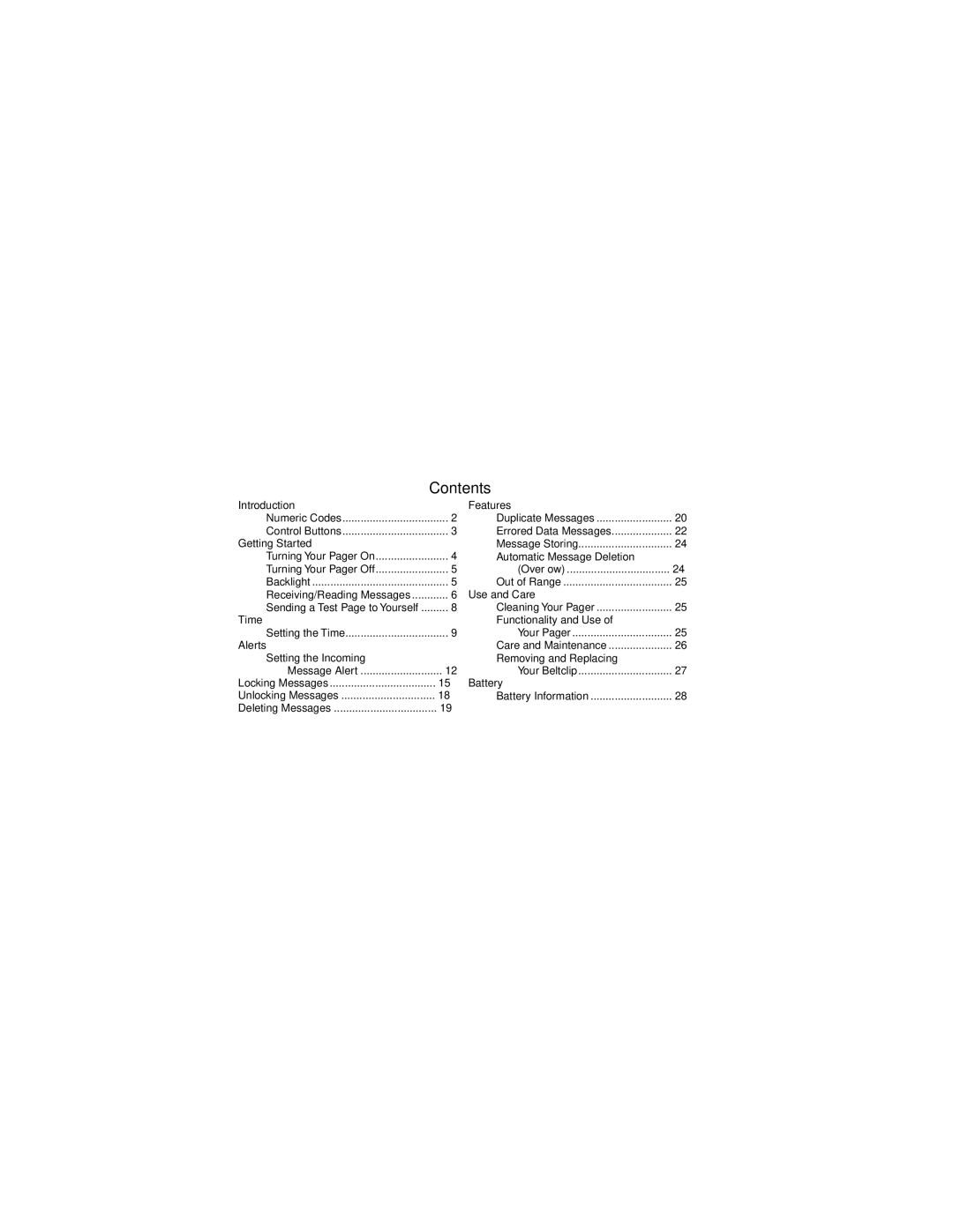 Motorola 6881029B15-A manual Contents 