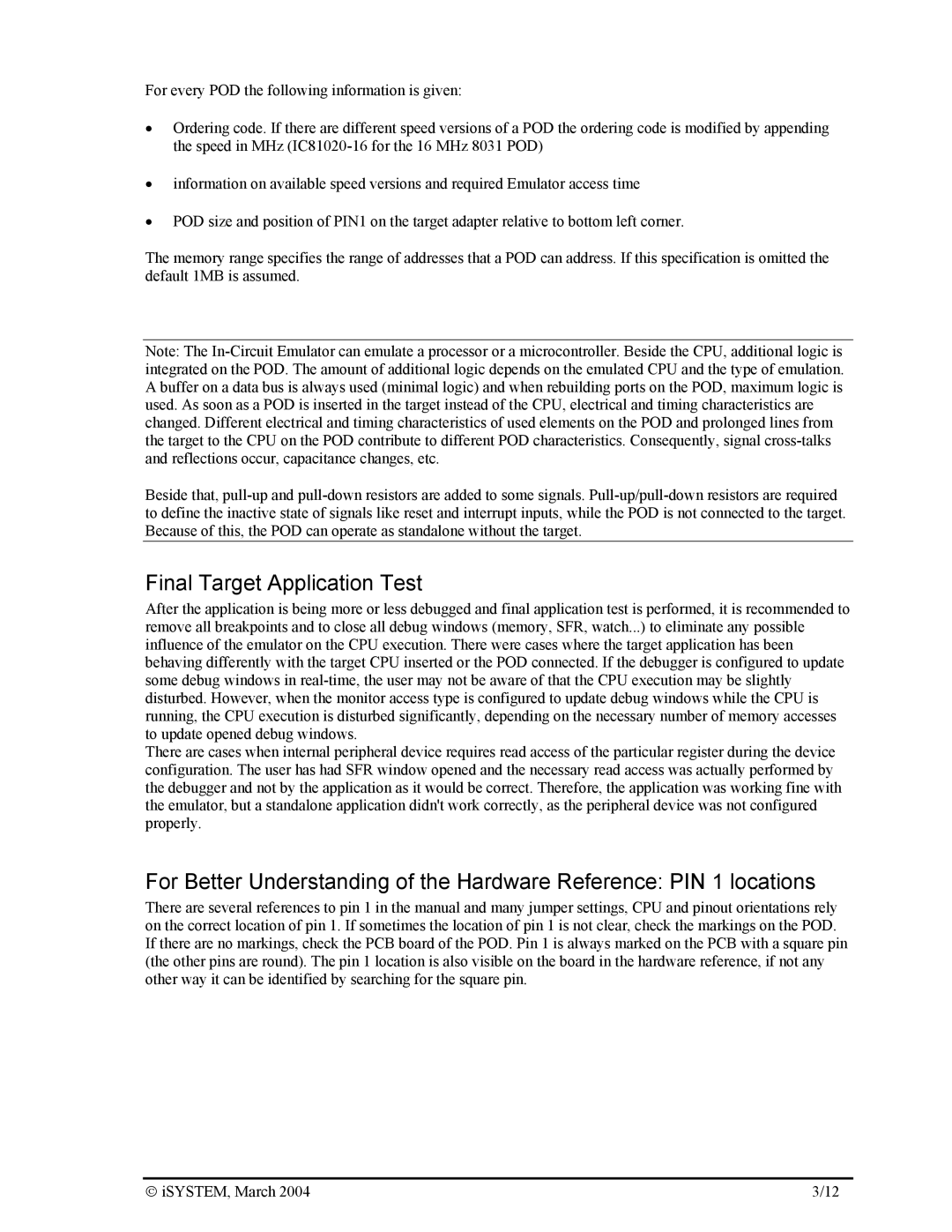 Motorola 68HC08LD manual Final Target Application Test 