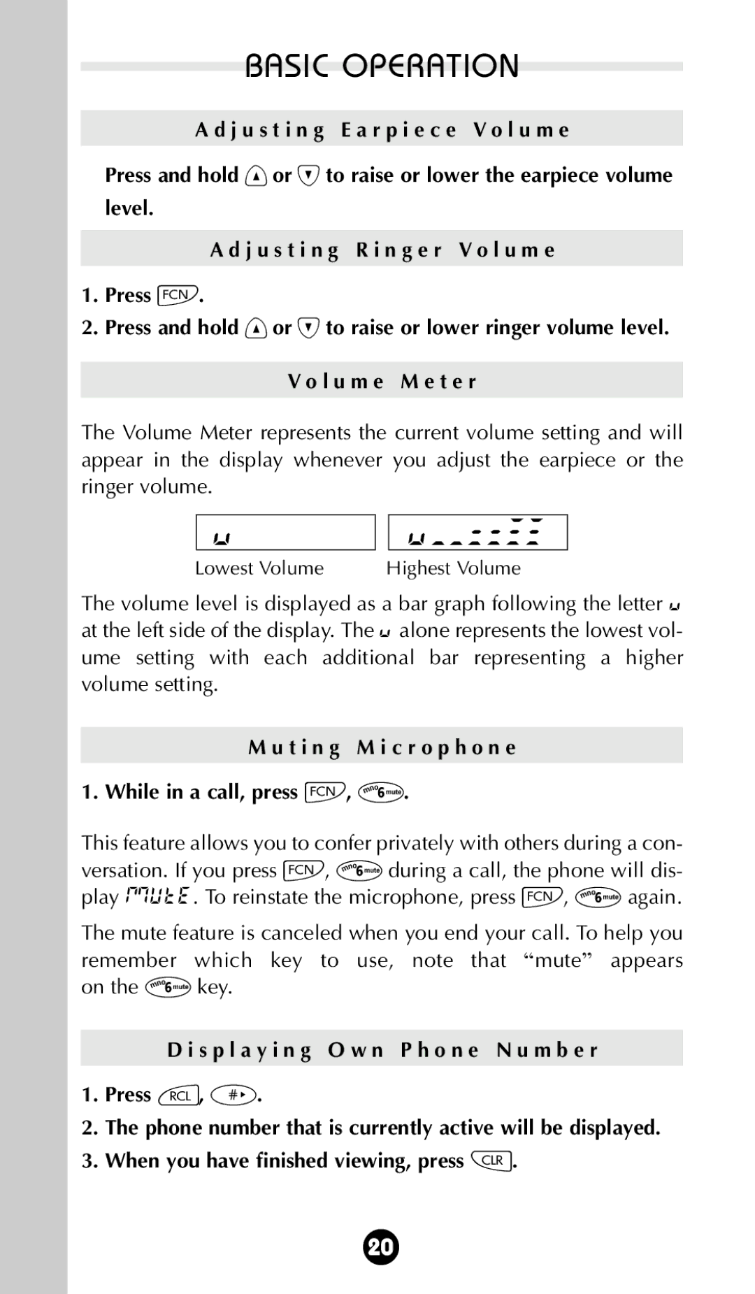 Motorola 68P09396A92-A owner manual T i n g M i c r o p h o n e While in a call, press ì, ß 