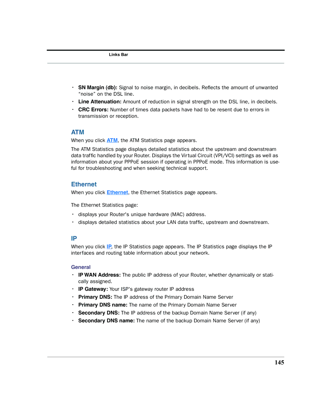 Motorola 7.7.4 manual Ethernet, 145 