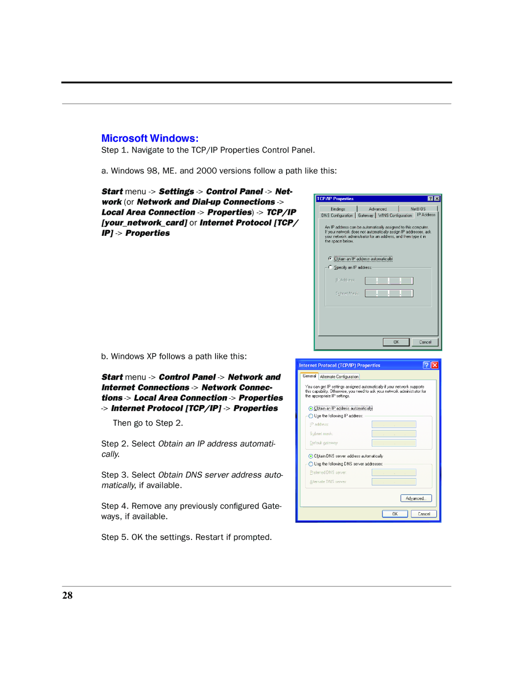 Motorola 7.7.4 manual Microsoft Windows 