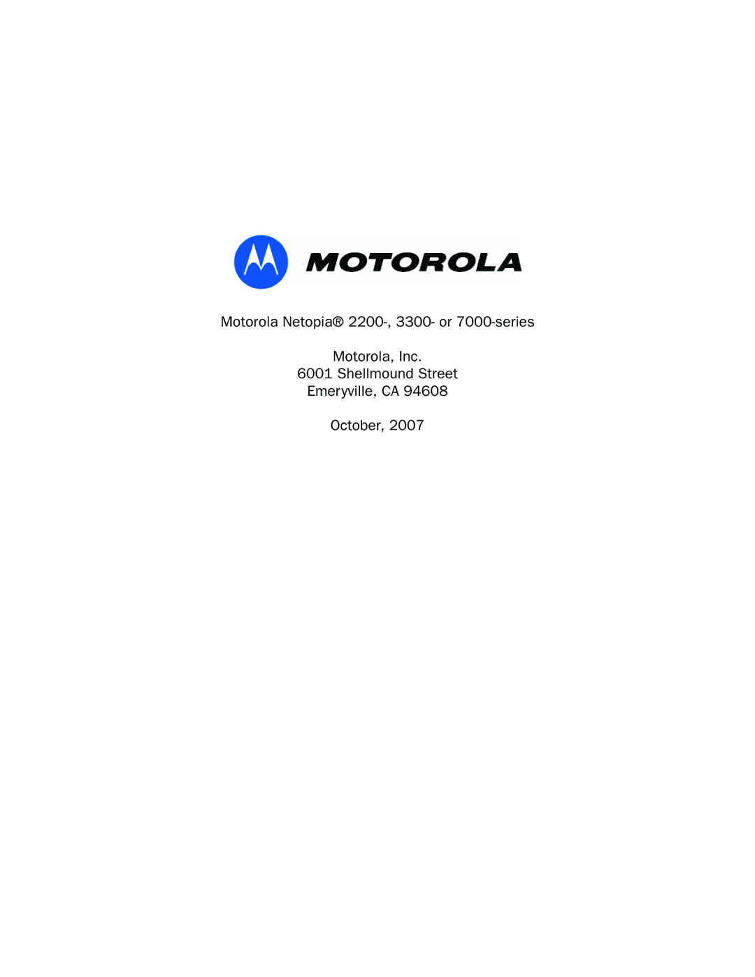 Motorola 7.7.4 manual 