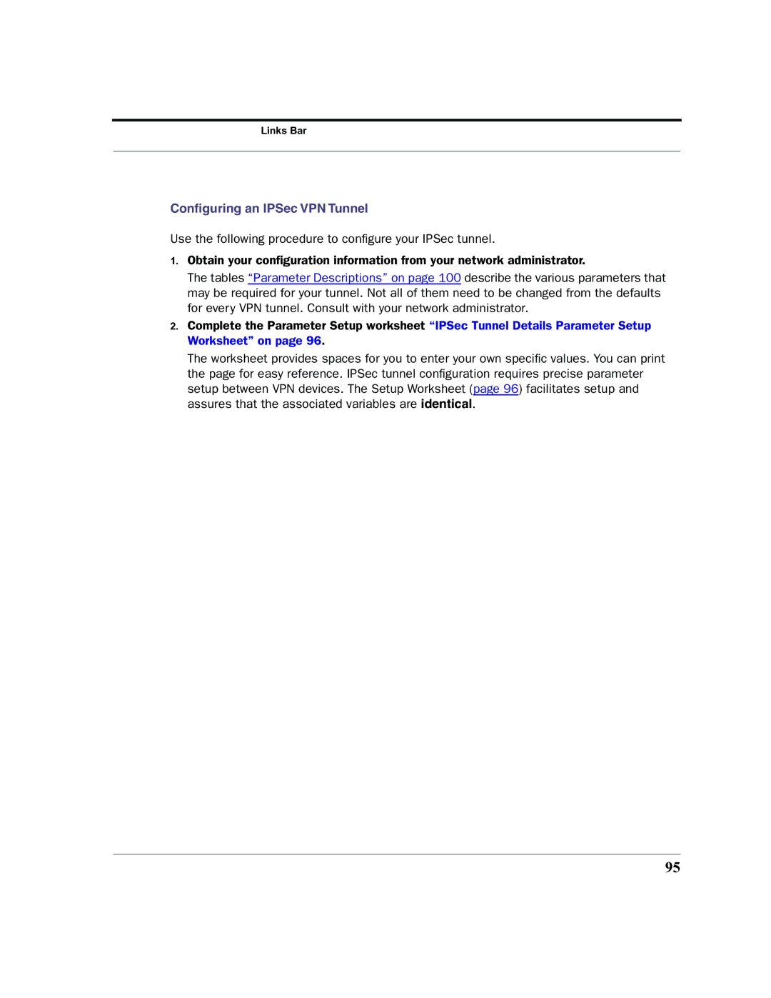 Motorola 7.7.4 manual Conﬁguring an IPSec VPN Tunnel 