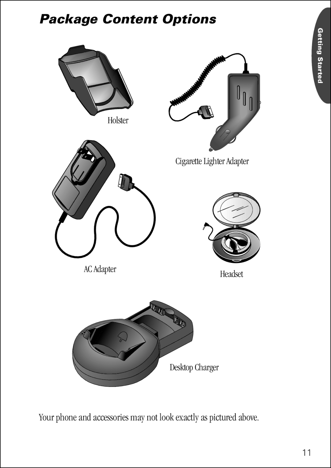 Motorola 7760 specifications Holster Cigarette Lighter Adapter AC Adapter 