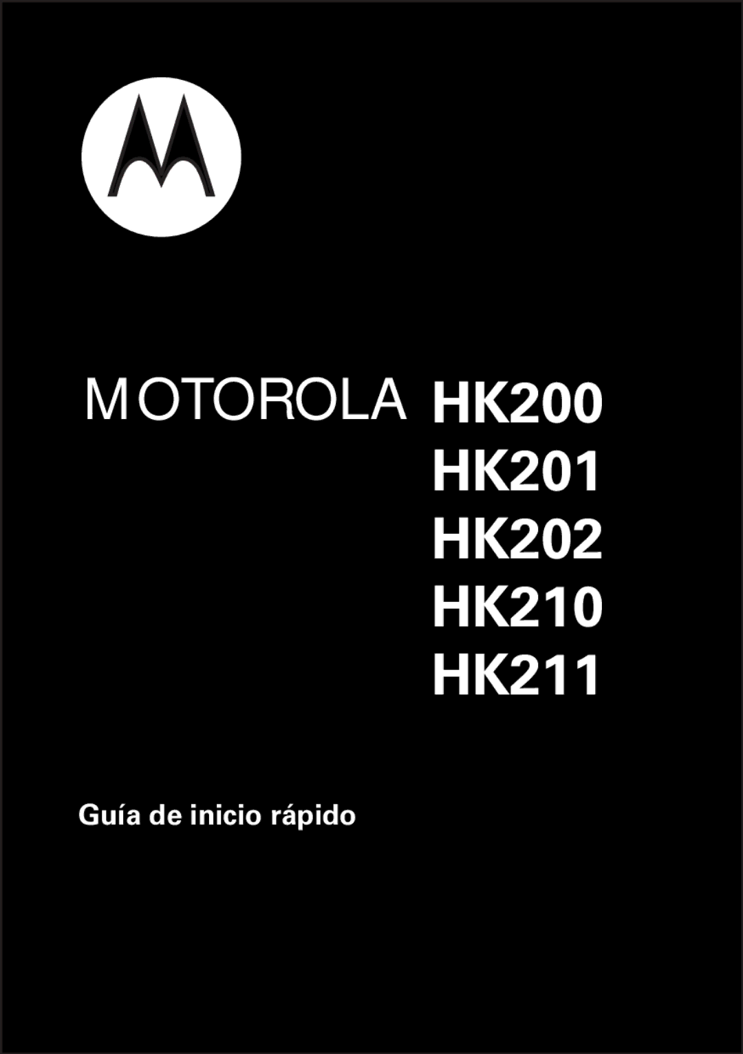 Motorola 89409N quick start Guía de inicio rápido 