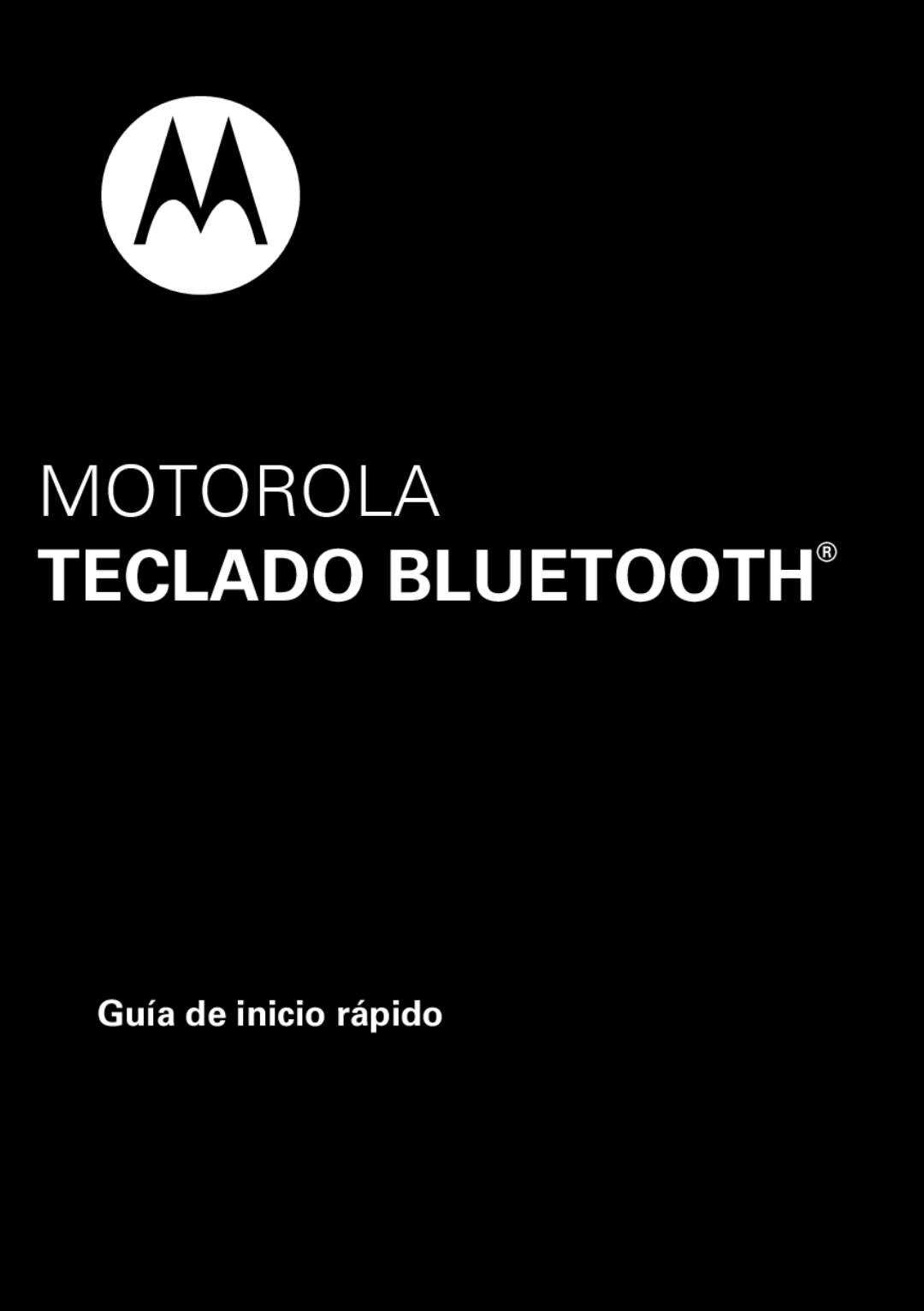 Motorola 89451N quick start Teclado Bluetooth 