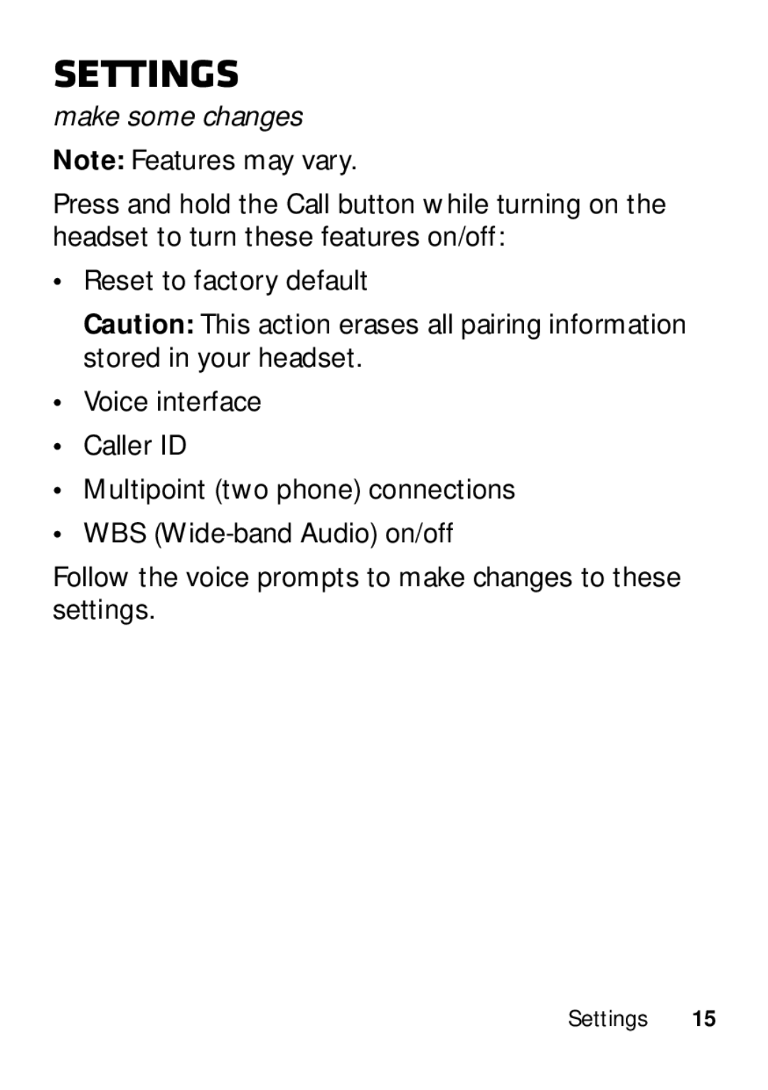 Motorola 89484N manual Settings, Make some changes 