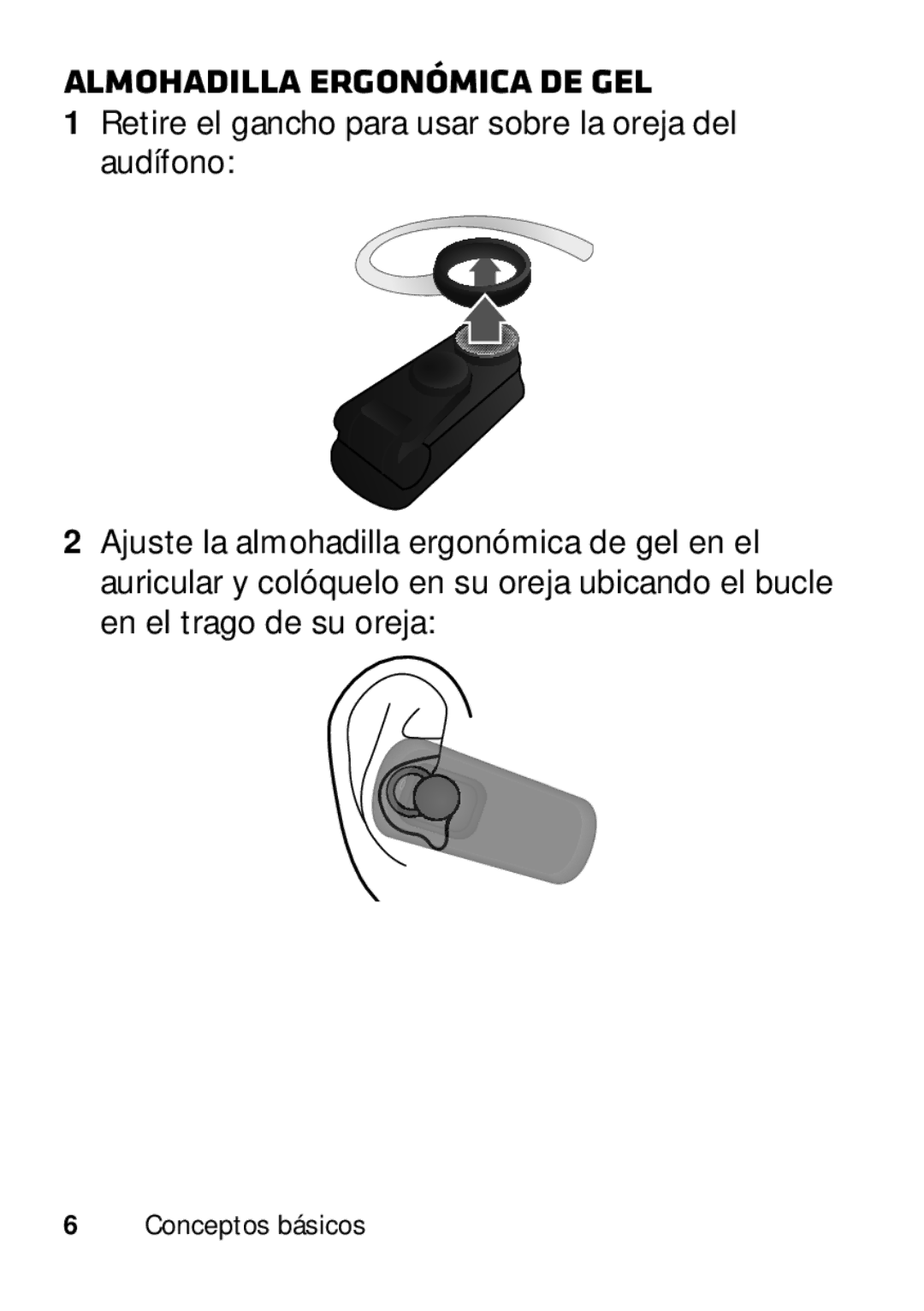 Motorola 89484N manual Almohadilla ergonómica de gel 