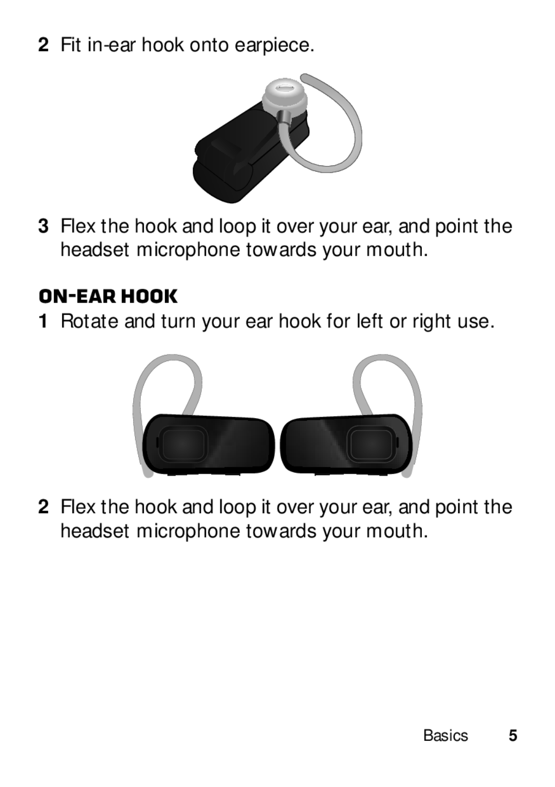 Motorola 89484N manual On-ear hook 