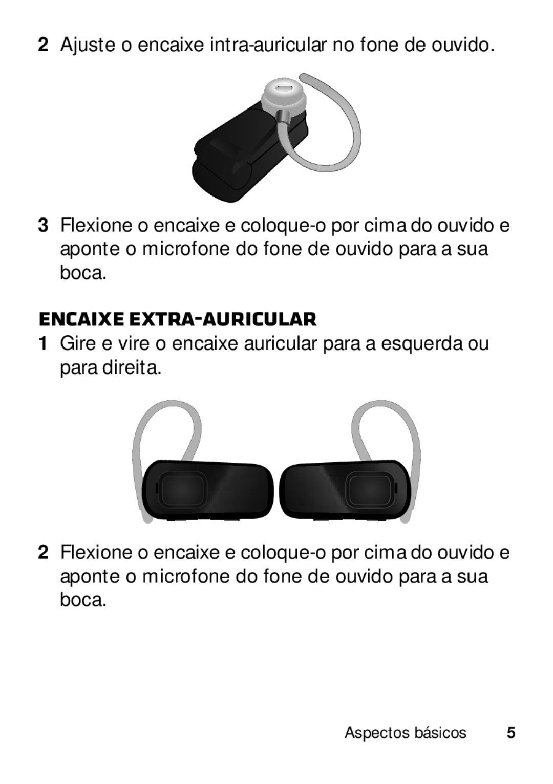 Motorola 89484N manual Encaixe extra-auricular 