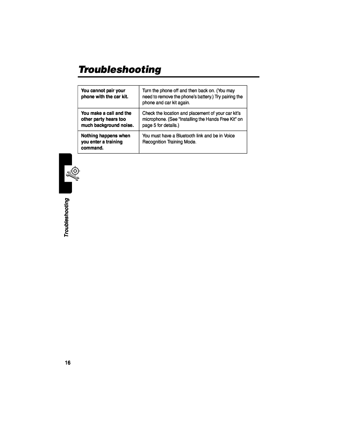 Motorola 89589N manual Troubleshooting 