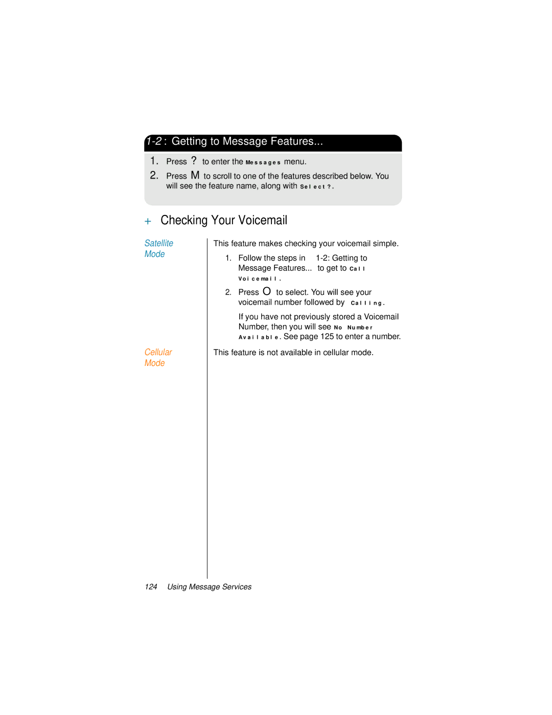 Motorola 9500 manual + Checking Your Voicemail, Getting to Message Features 