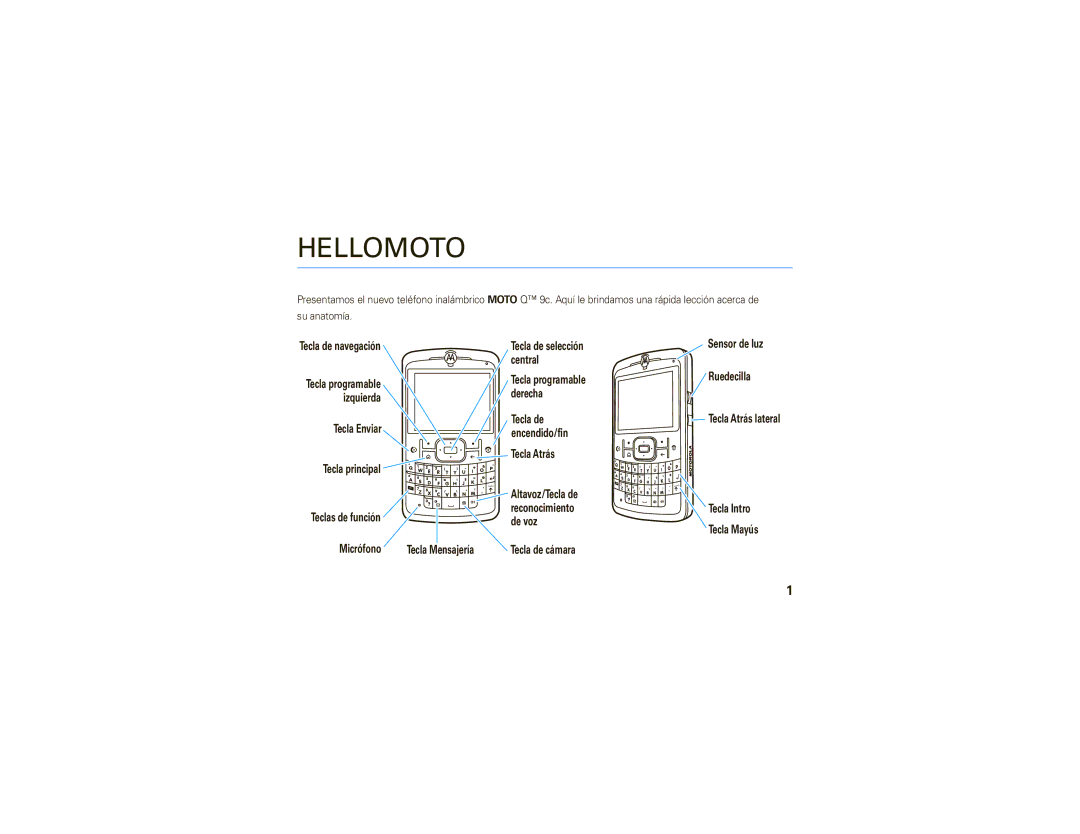 Motorola 9C manual Hellomoto 