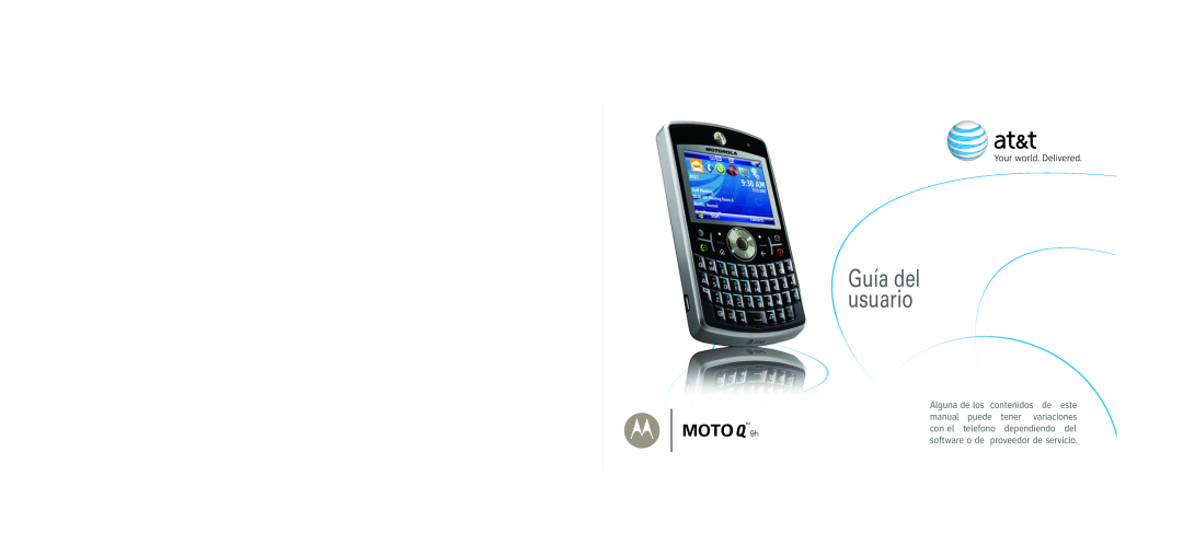 Motorola manual Guía del usuario, MOTO 9h 