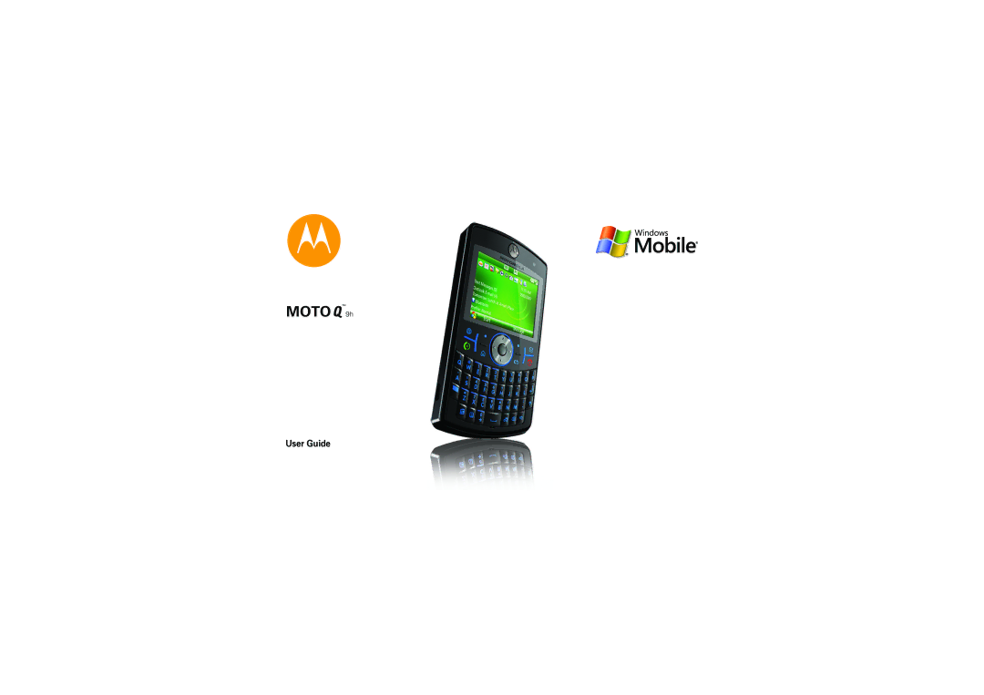 Motorola 9HMOTO manual Moto 9h 