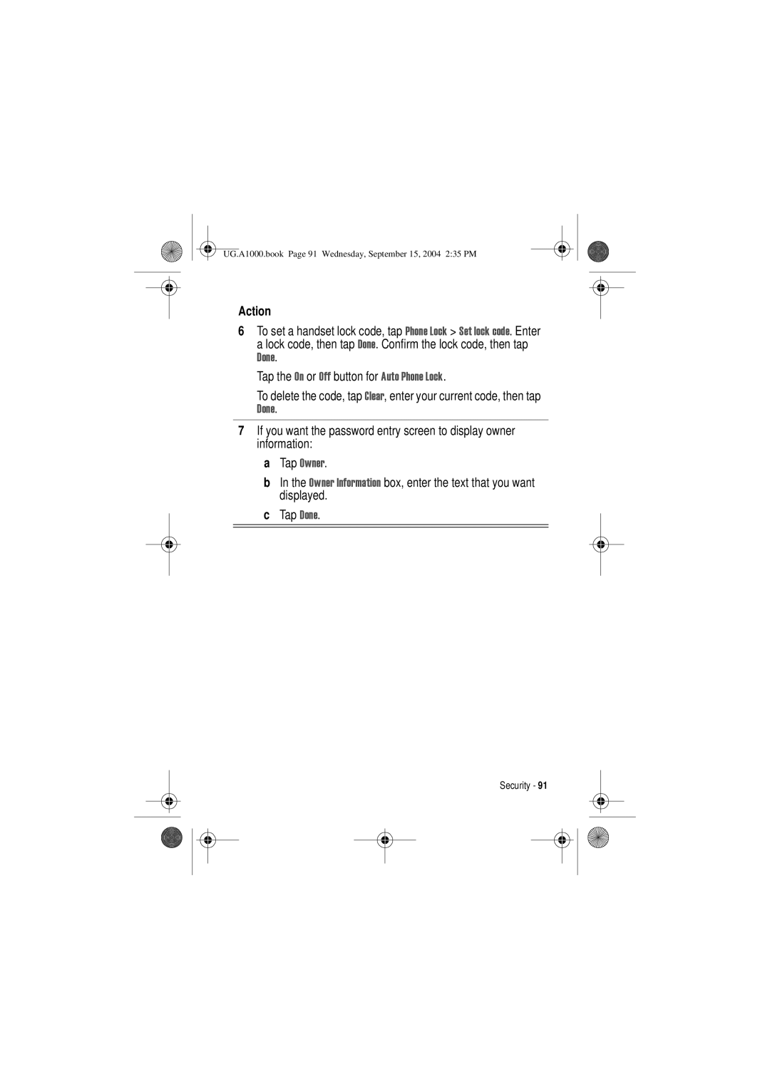 Motorola A1000 manual Done 