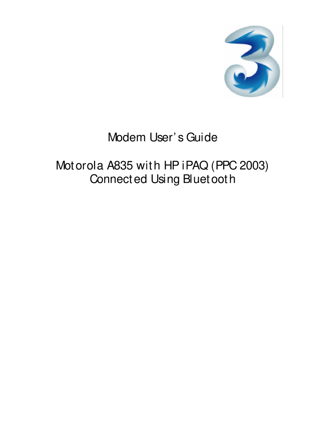 Motorola A835 manual 