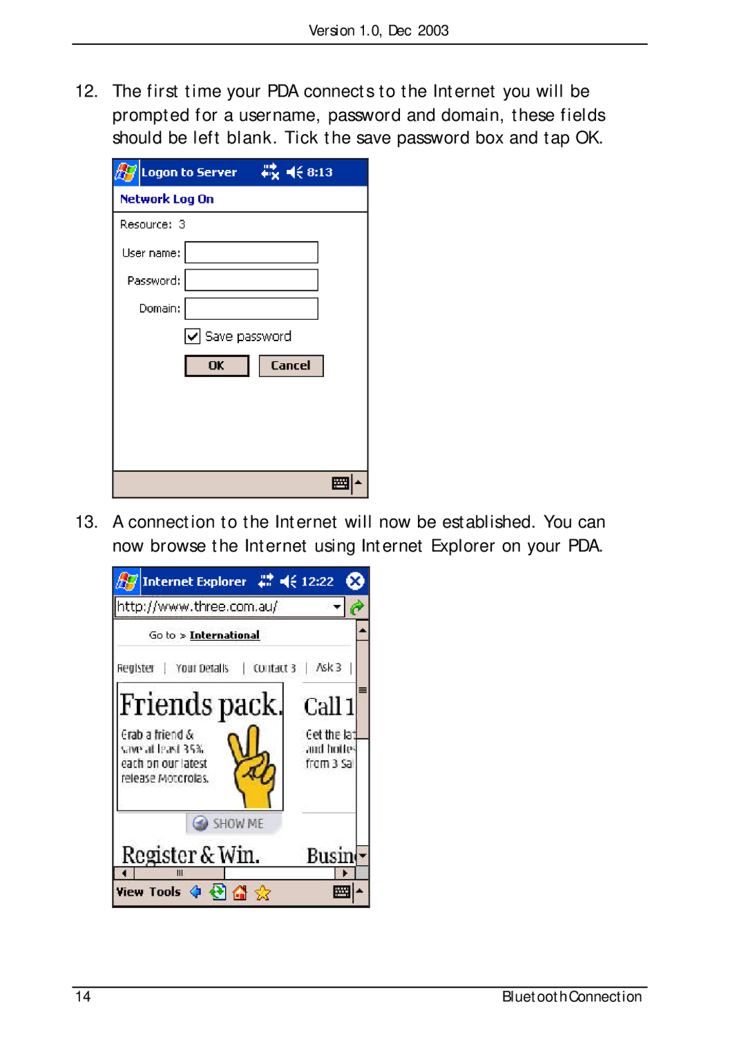 Motorola A835 manual Version 1.0, Dec 