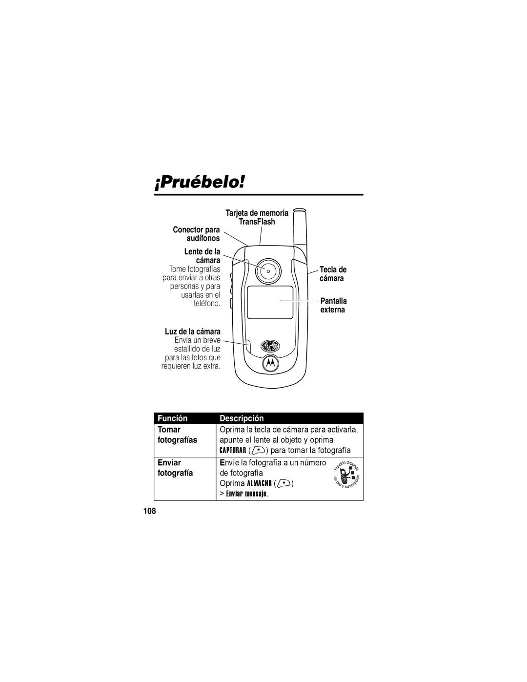 Motorola A840 manual ¡Pruébelo 