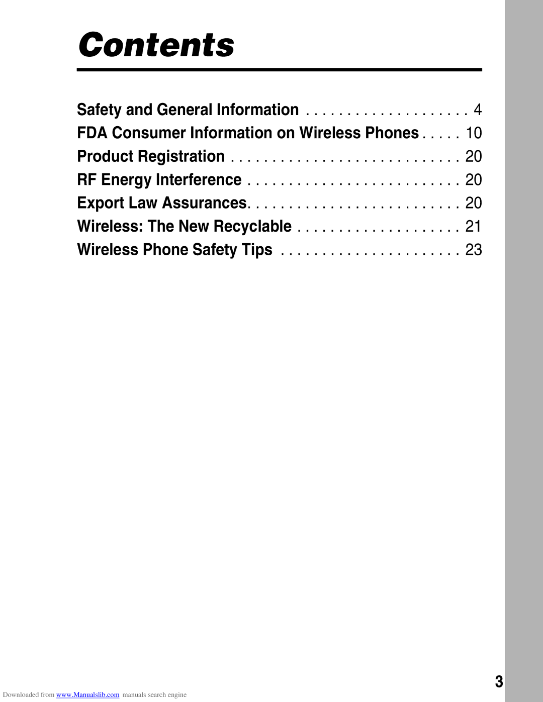 Motorola A845 3G manual Contents 