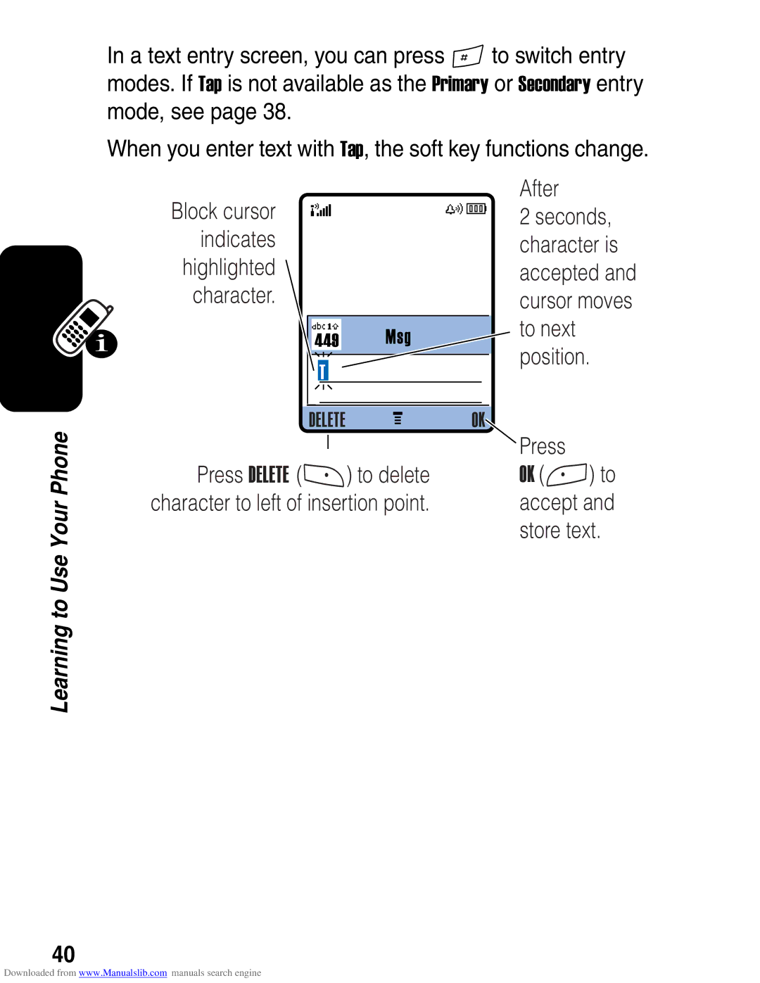 Motorola A845 3G manual After, Press 