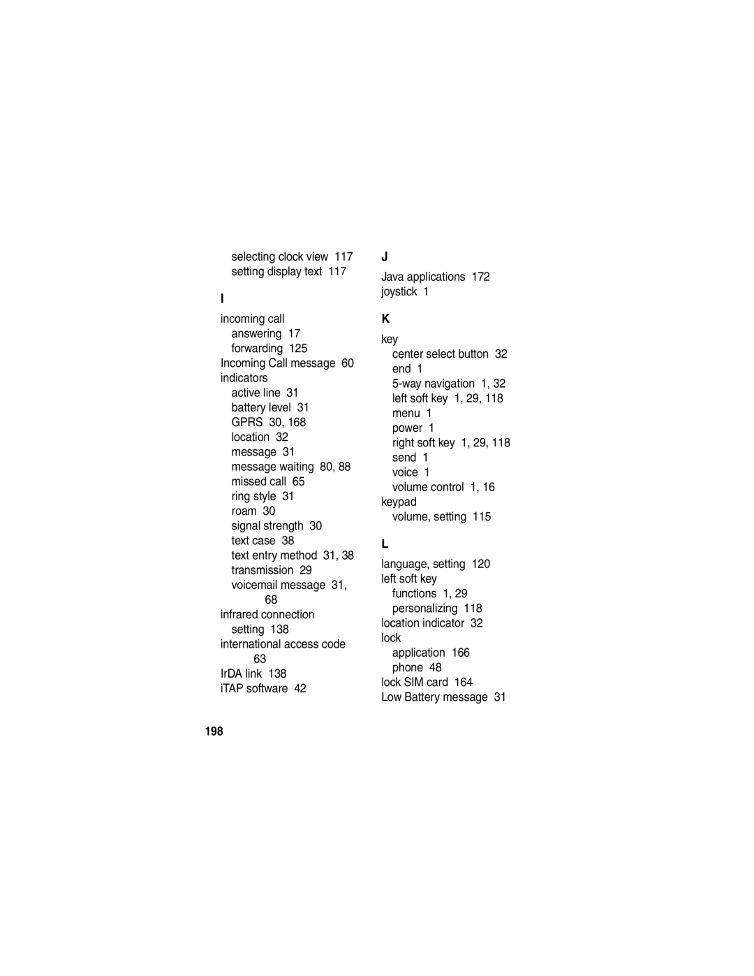 Motorola A845 manual 198 