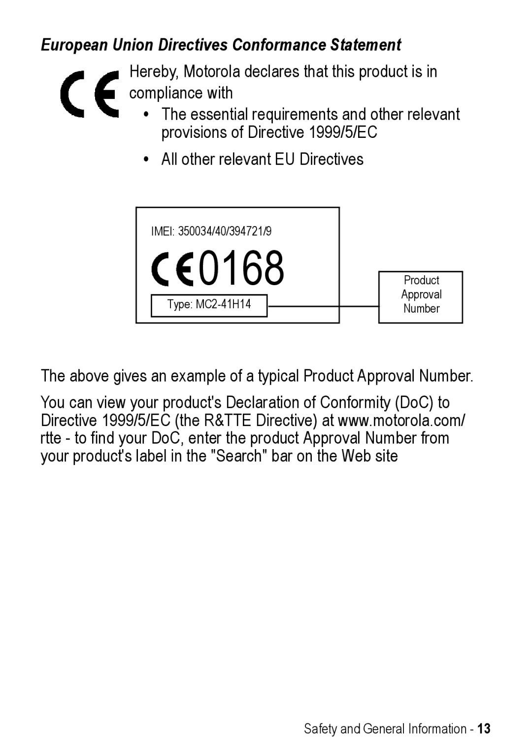 Motorola A925 manual 0168 