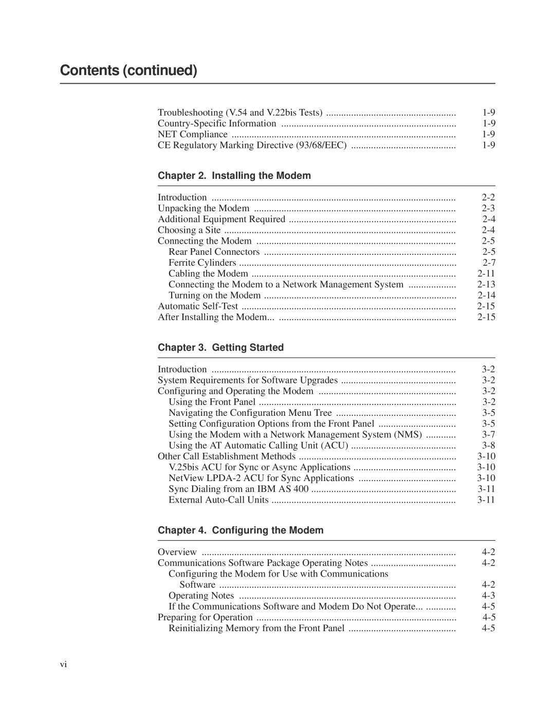 Motorola and V.32bis, V.34-SDC, 326X V.34 manual Installing the Modem 