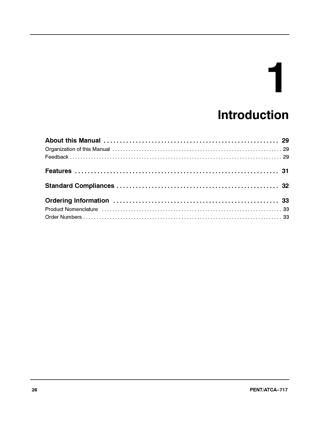 Motorola ATCA-717 manual Introduction 