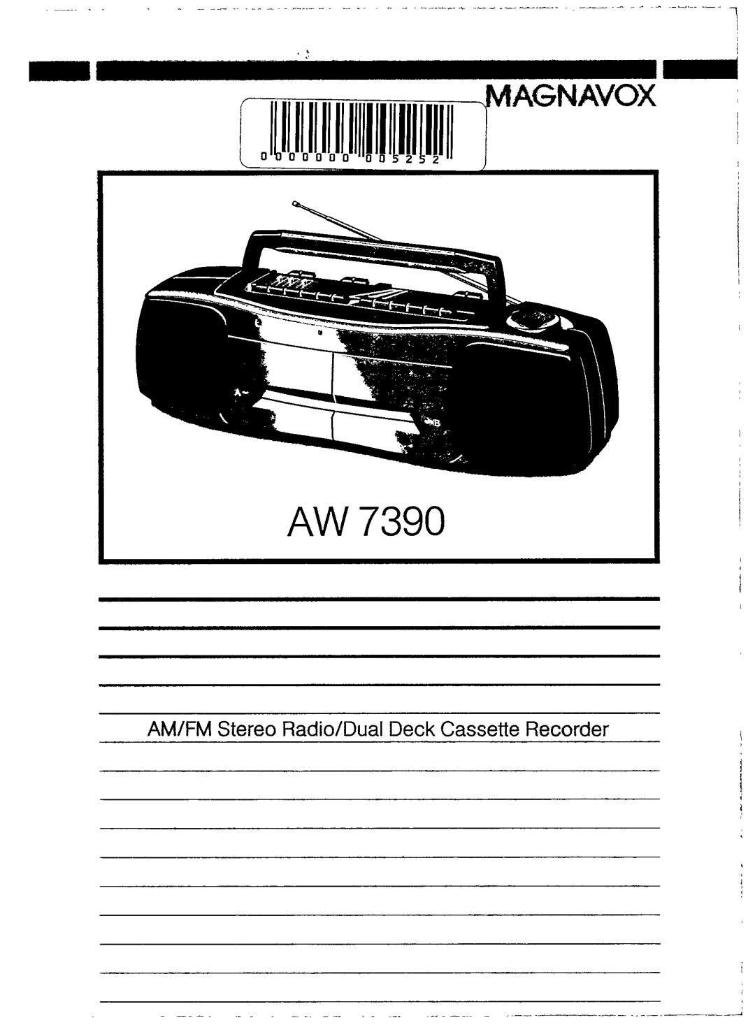 Motorola AW 7390 manual 