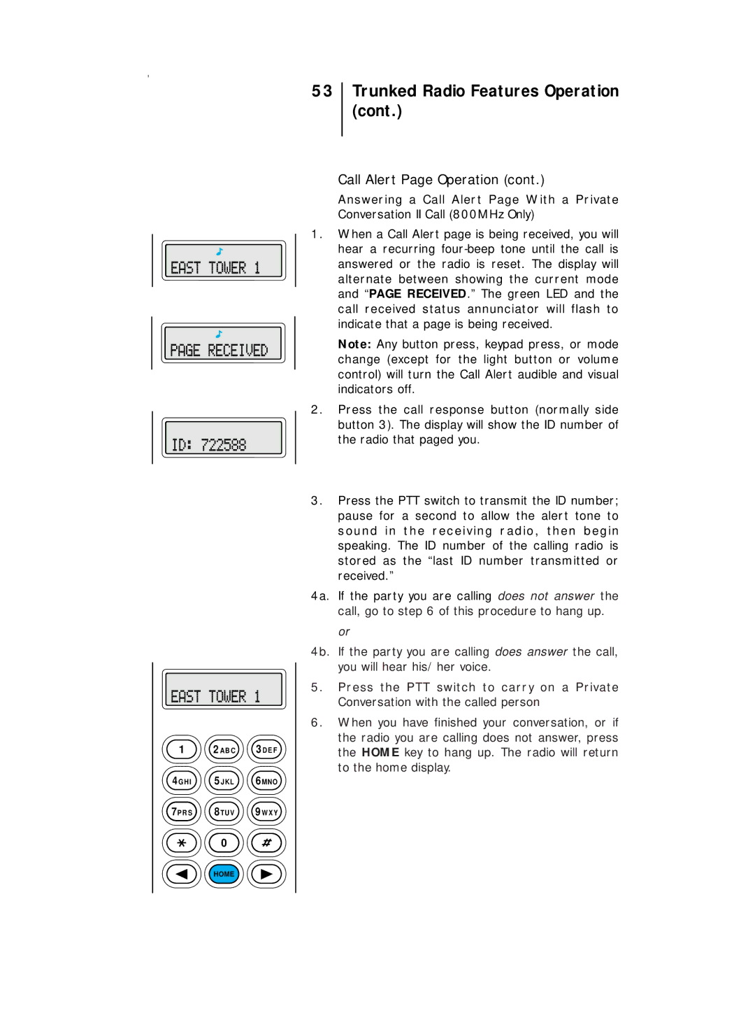 Motorola B7, B5 operating instructions 6MNO 