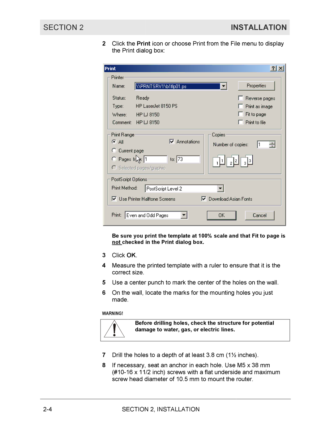 Motorola BR700 manual Installation 