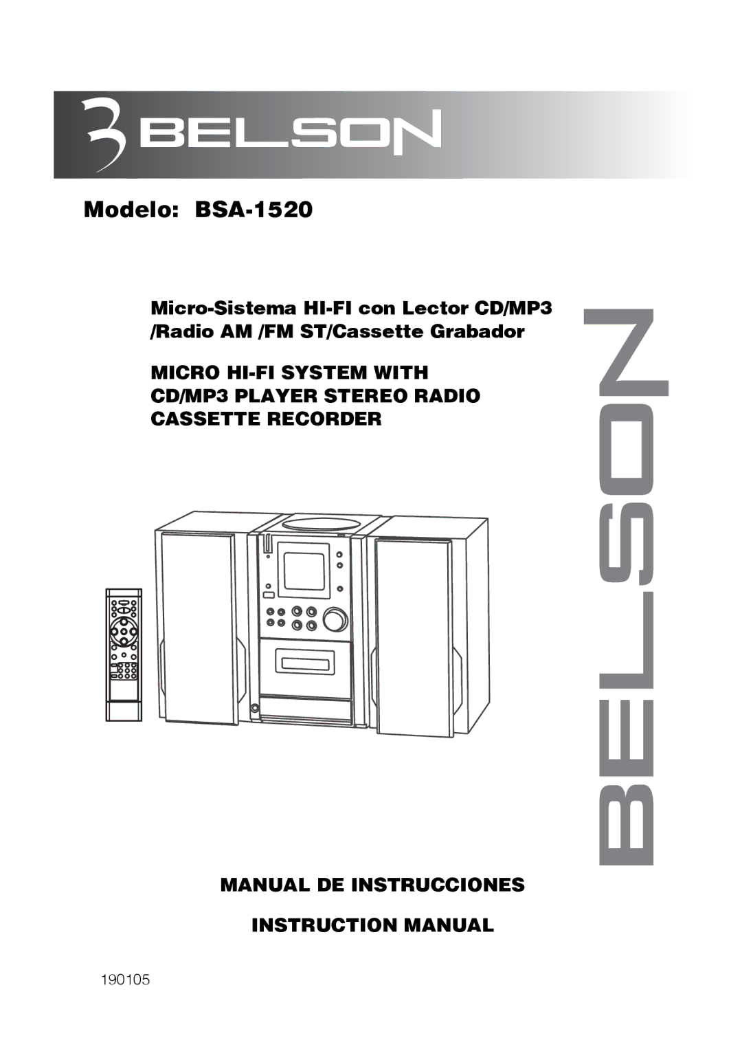 Motorola instruction manual Modelo BSA-1520 