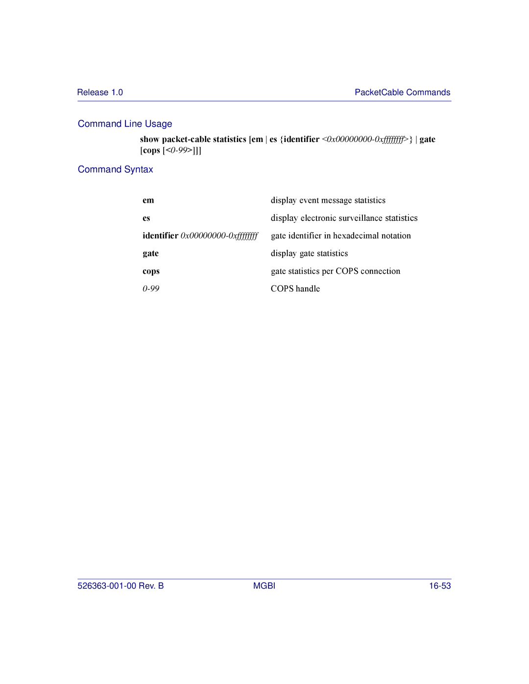 Motorola BSR 2000 manual Display event message statistics 